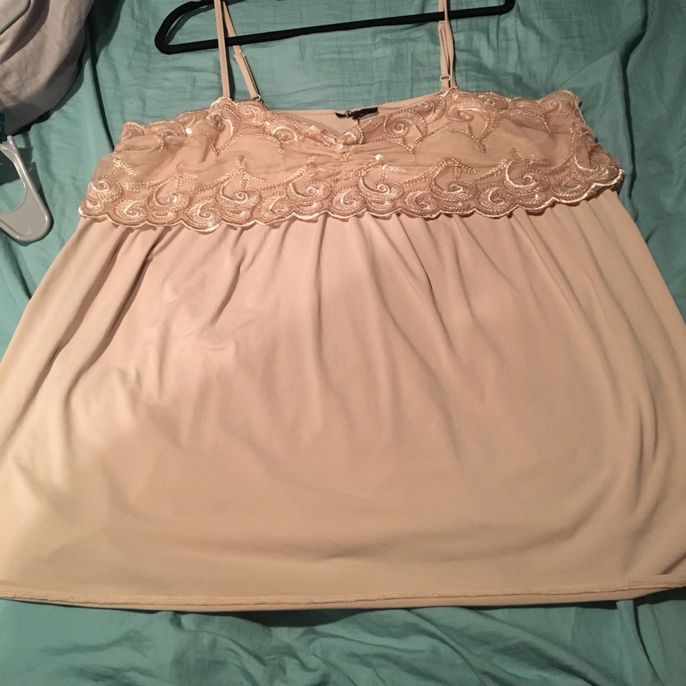 Gold with Sequins tank!